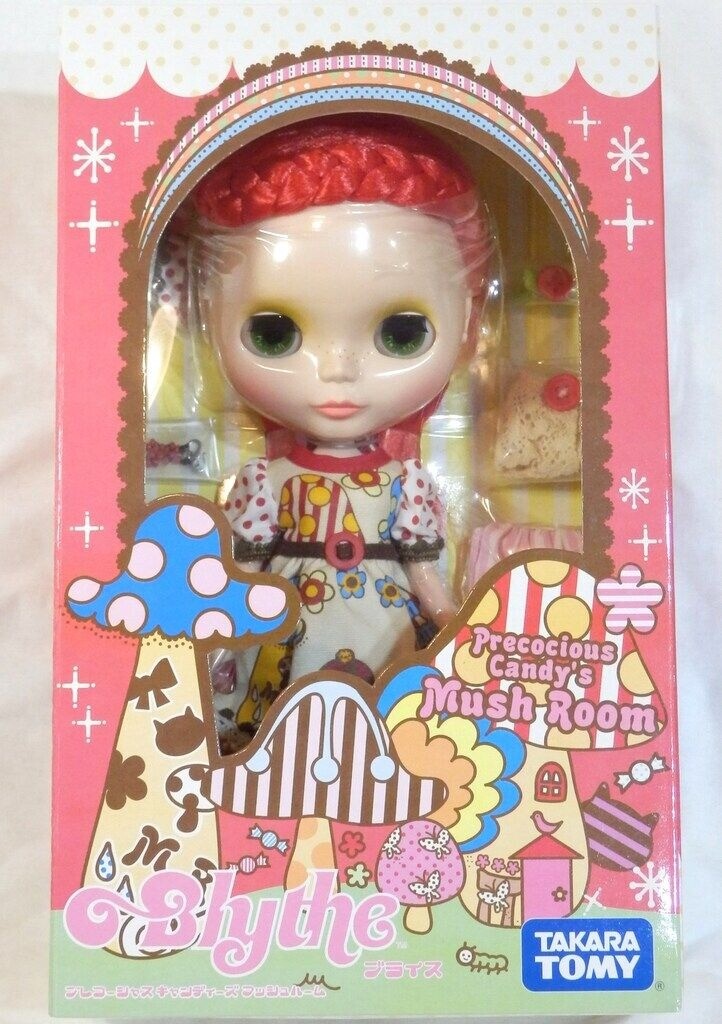 Neo Blythe Doll Precocious Candy Mush Room Takara Tomy 2008 Rare Unopened Mint