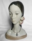 New Listing12.5" Vintage Lladro La Maja Head Bust Figurine, #4668, 1980th, Spain