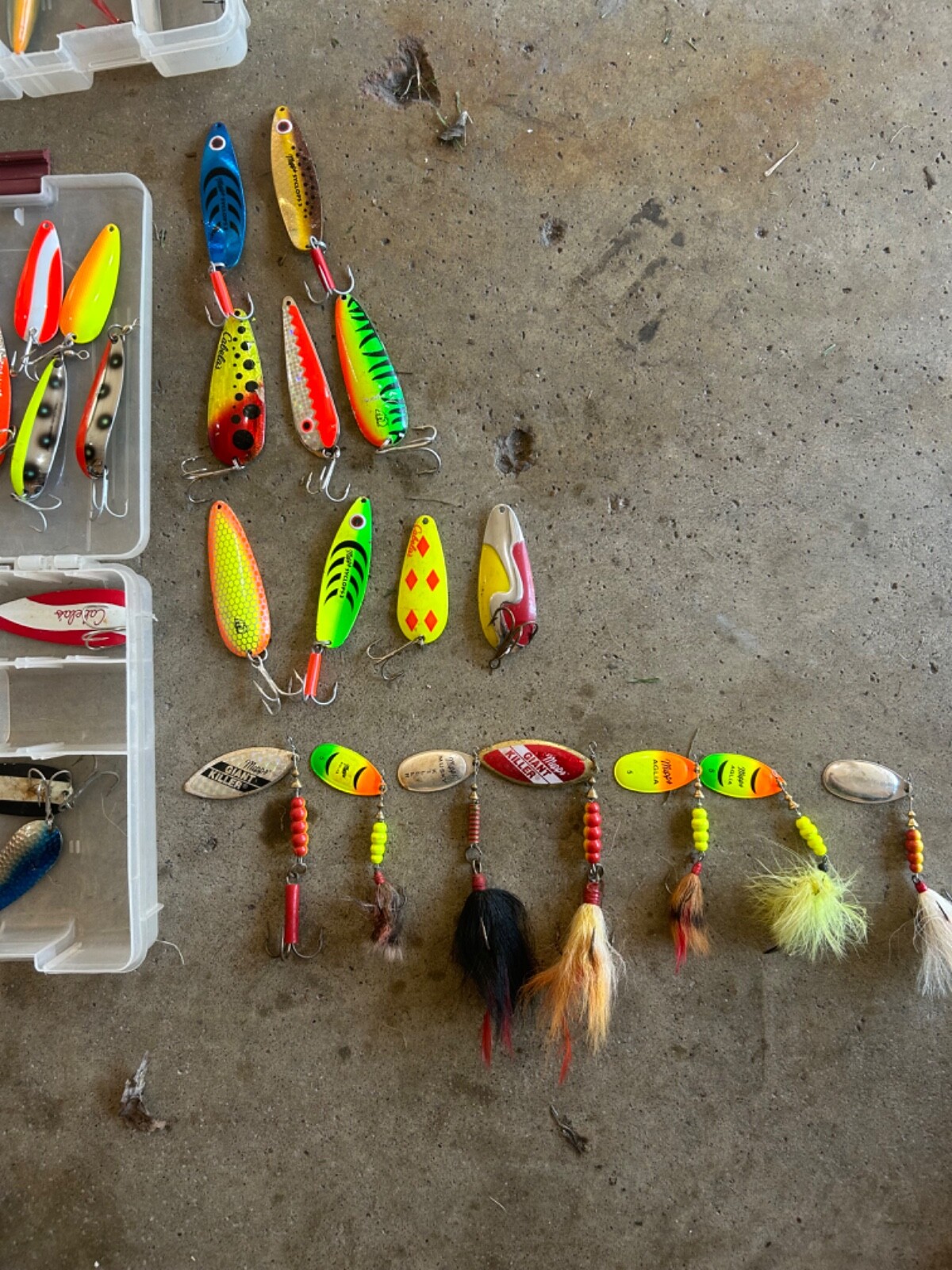 🔥🔥🔥LARGE LOT OF FISHING LURES 🔥🔥🔥🔥RAPALA MEPPS DAREDEVIL LITTLE CLEO eBay