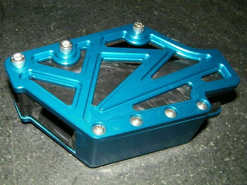 YAMAHA YZ125 YZ250 YZ426 250 125 YZ450F YZ250F YZF 450 chain guide BILLET BLUE