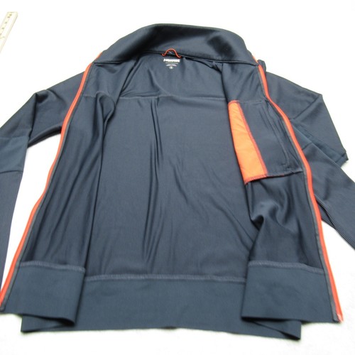 Hoka Rincon Jacket Mens Small Blue Pocket Ribbed Full Zip Athletic Running Track - Picture 9 of 13
