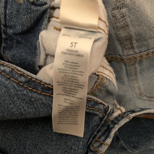 OshKosh B'gosh Toddler Unisex Girls/Boys Strap Long Pants Overall Blue Jeans 5T - Picture 9 of 19