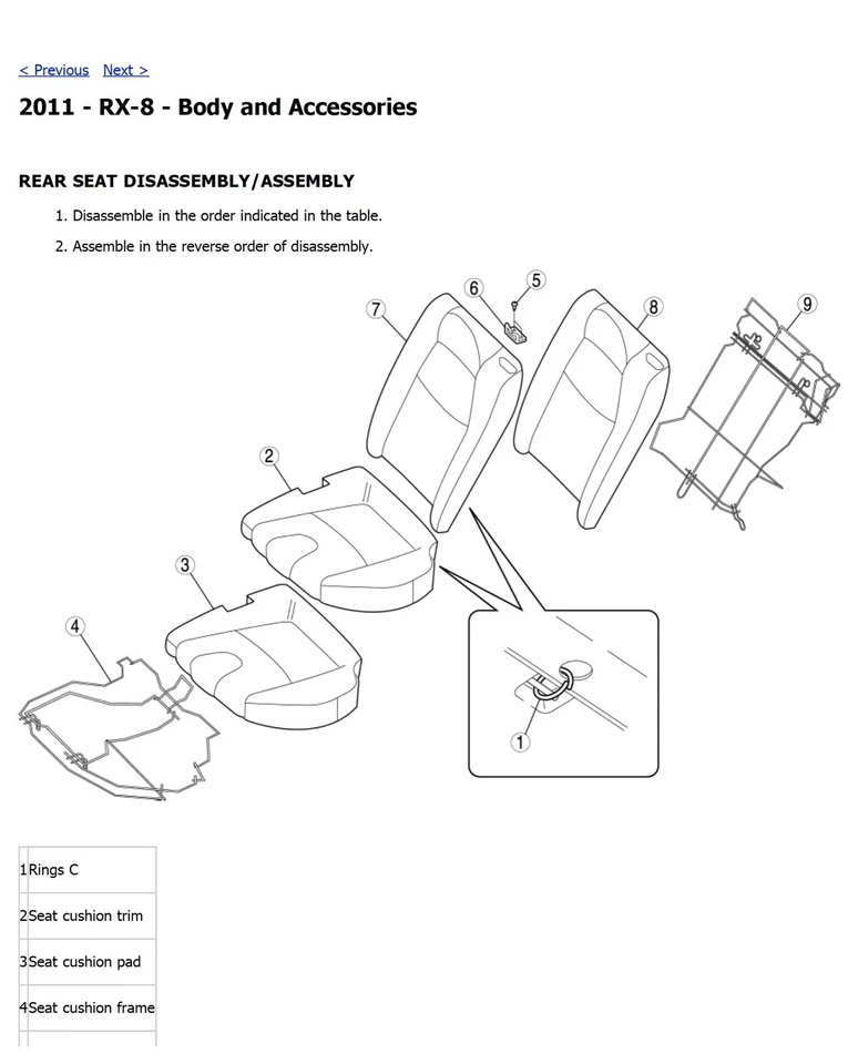 Mazda RX-8 - 2 Series (2009-2013) Manual De Taller En Cd - Imagen 4 de 4