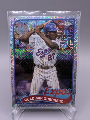2024 Topps Series 1 VLADIMIR GUERRERO Expos #22 Chrome 1989 Silver Mojo