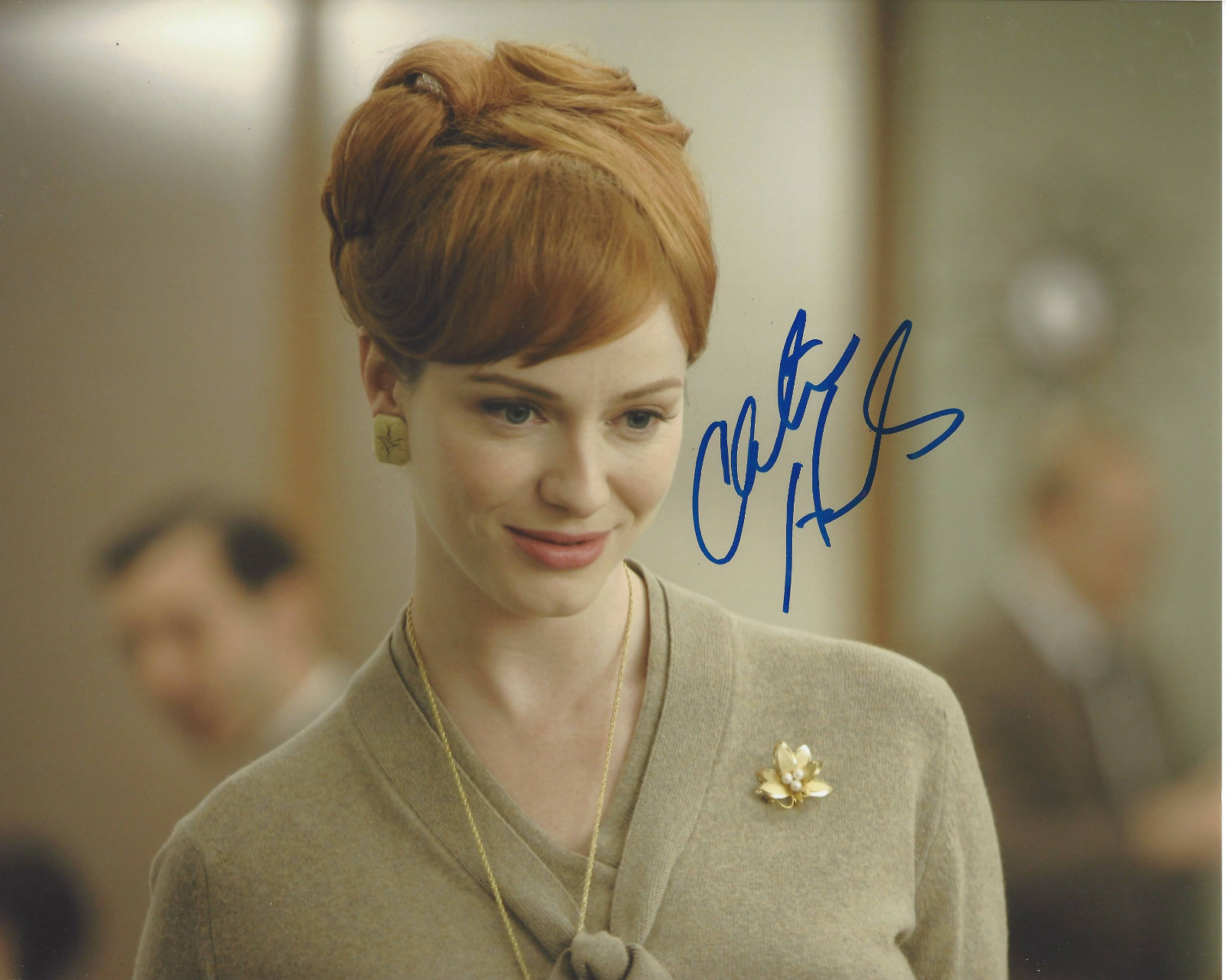 CHRISTINA HENDRICKS SIGNED AUTHENTIC 'MAD MEN' 8X10 PHOTO w/COA DRIVE  FIREFLY | eBay
