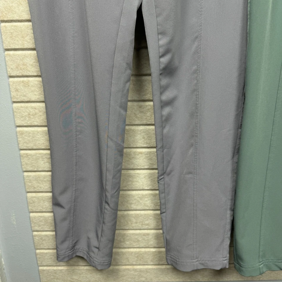 LOT OF 2 - 32 Degree Cool Stretch Yoga Workout Athletic Gym Pants Gray & Green 8 - Image 3 of 4