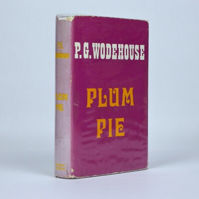 Plum Pie by P.G Wodehouse (True 1st Ed. Herbert Jenkins 1966 HCDJ)