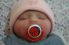 Magnetic Pacifier For Reborn Dolls #B2-Lady Bug