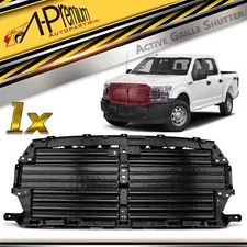 Front Upper Radiator Grille Air Shutter w/o Actuator Motor for Ford F-150 18-20