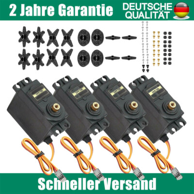 4X Digital Servo MG945 Gear RC Flugzeug Modellbau 55g Metall Metallgetriebe