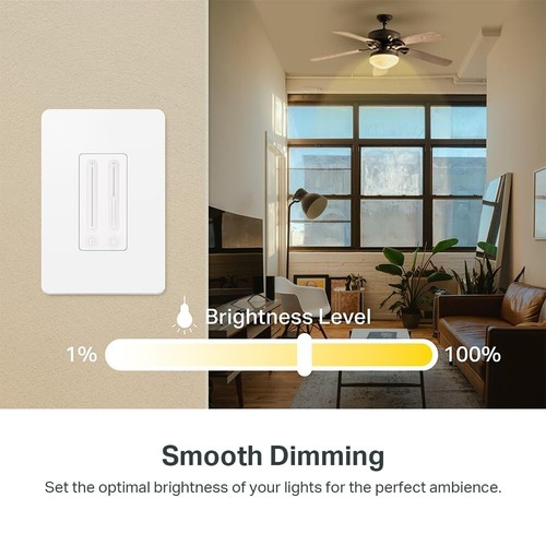 Voice-Controlled Fan & Brightness Dimmer Switch | Works with Apple HomeKit - Picture 7 of 11