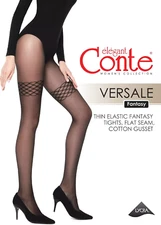 Conte Versale 20 Den - Fantasy Women's Tights with Openwork Stockings Imitation