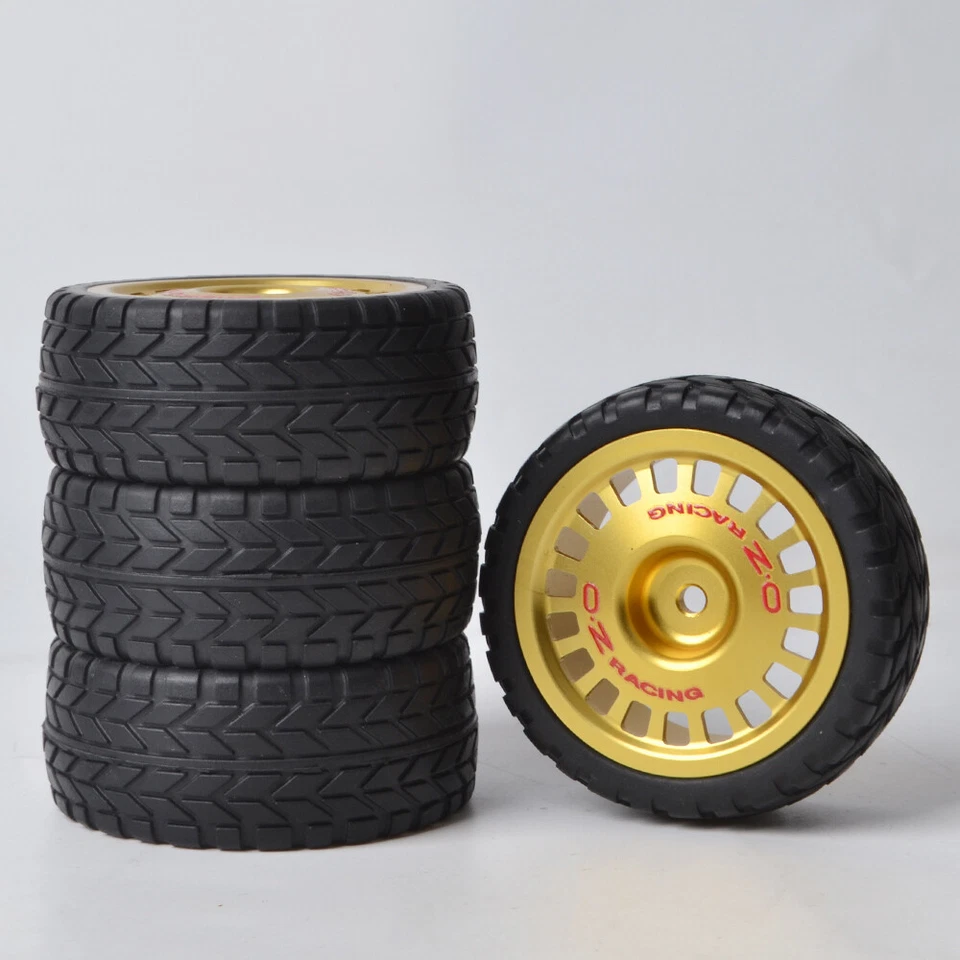 Ruedas de aluminio para coche de carretera Tamiya XV01 TT-02 Type-SR HPI HSP Yokomo 1/10 RC Foto 3 de 4