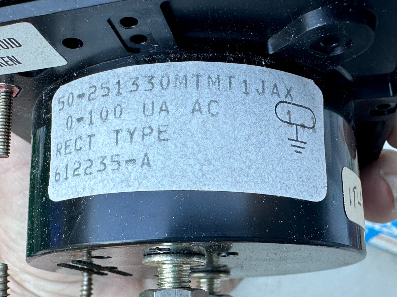 GE 50-251330MTMT1JAX RPM Panel Meter