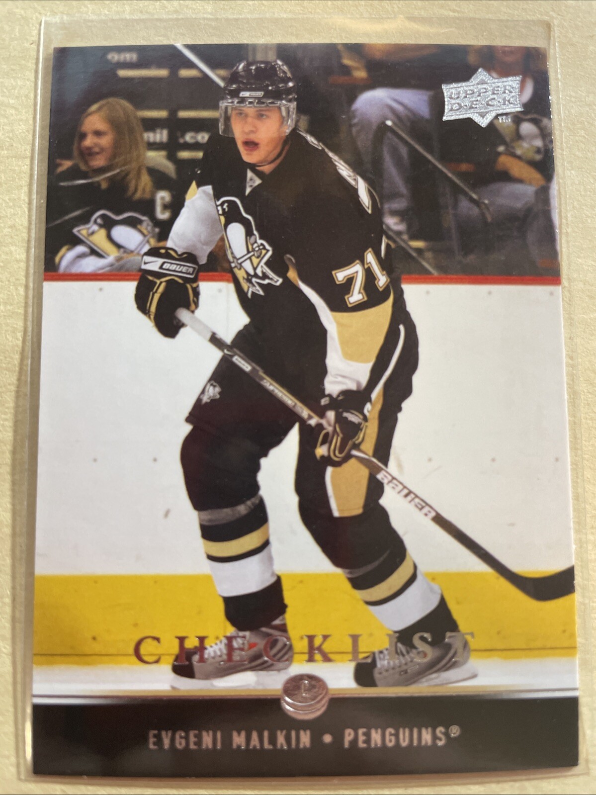2008-09	Upper Deck	Checklist	Evgeni Malkin		449	Pittsburg Penguins