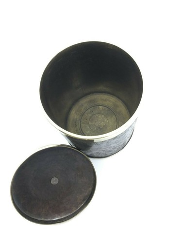Bauhaus Design scatola con coperchio scatola ottone Hans Przyrembel ottone art deco scatola. - Foto 4 di 5