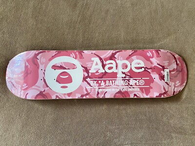 AAPE by A BATHING APE Skate Deck Skateboard Bape Camo Pink AAPE by A BATHING APE Skate Deck Skateboard Bape Camo Pink