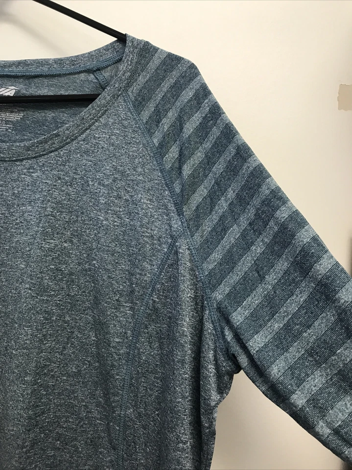 Camisa de entrenamiento azul Avia para hombre talla XXL/2XL mangas largas 688 Foto 3 de 4