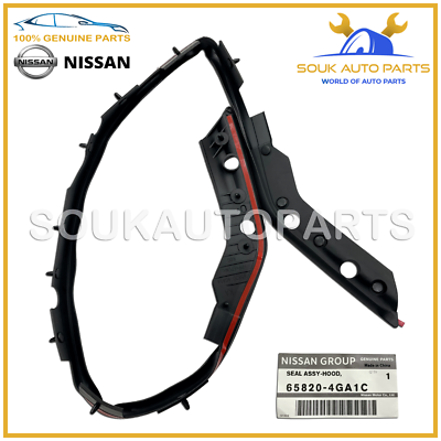65820-4GA1C Genuine Nissan SEAL ASSY HOOD Infiniti Q50 Q50L | eBay