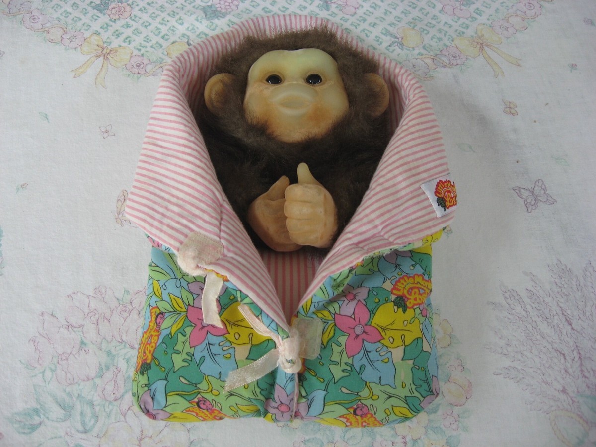 Vintage 1990's Hosung Little Monkey Lost Puppet in Jungle