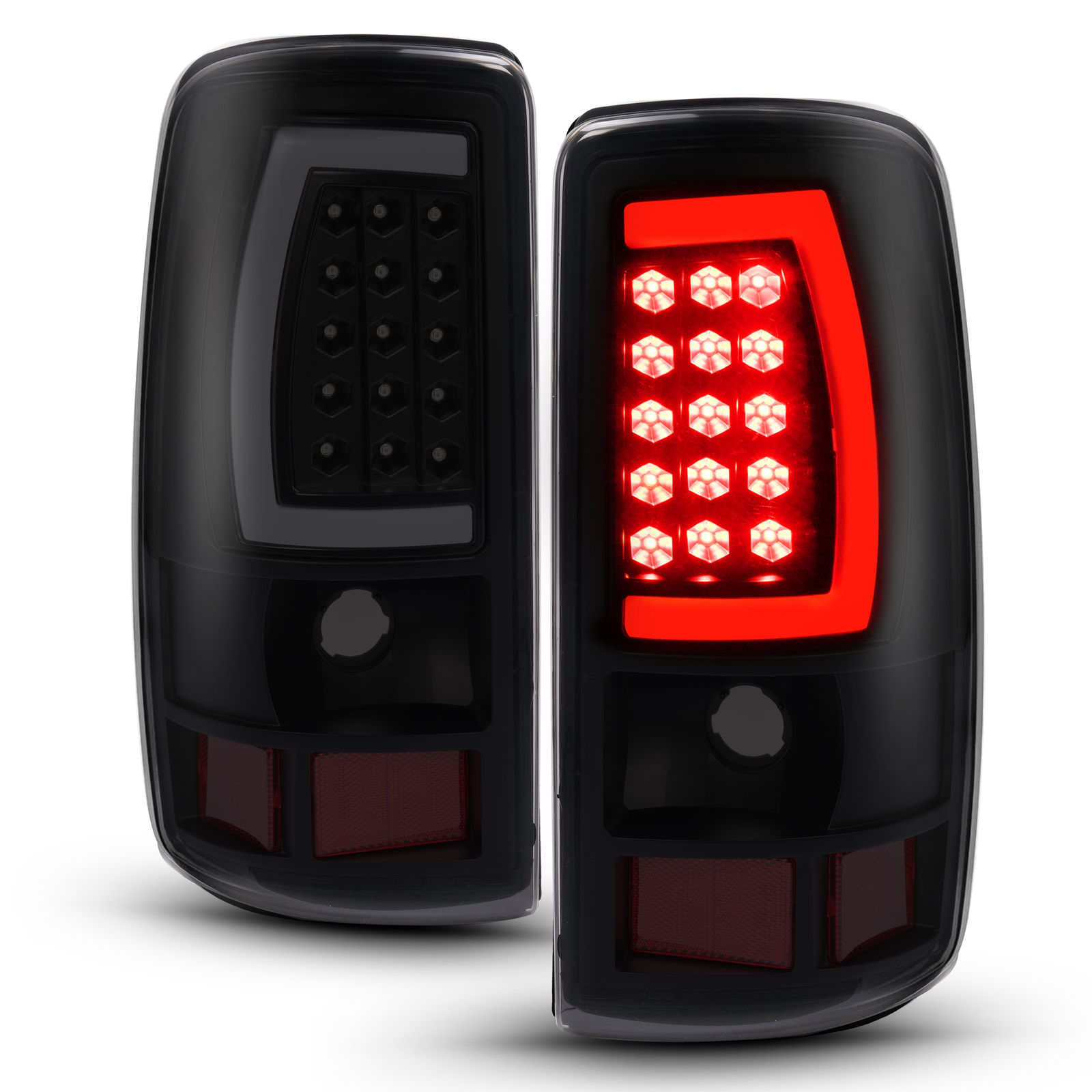 Smoke LED Tail Lights Brake Lamps for Chevy Suburban Tahoe Yukon 2000-2006