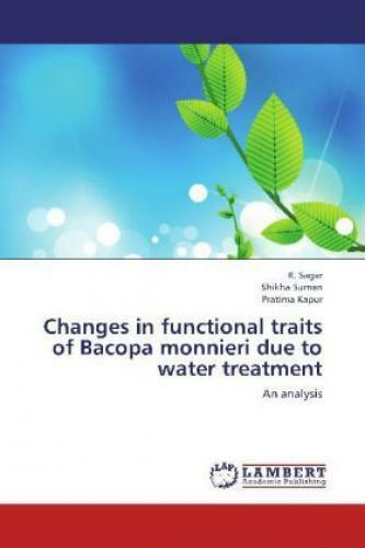 Changes in functional traits of Bacopa monnieri due to water treatment An a 1941 - R. Sagar