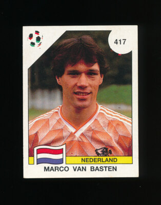 Sticker Vallardi Calcio 89 – Marco Van Basten Milan AC #269 – Toploader Inclus – Original