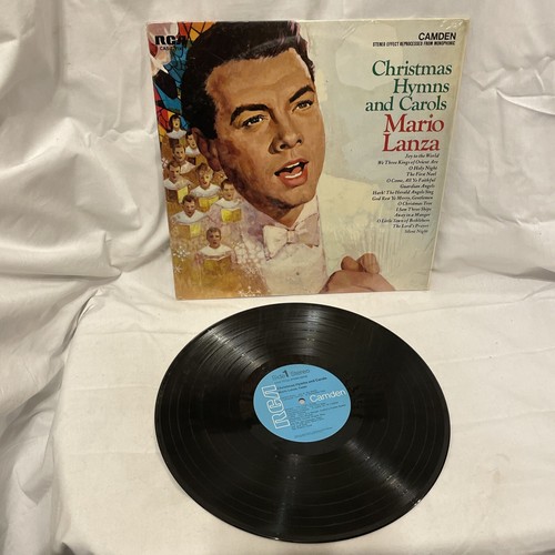 Mario Lanza Christmas Hymns And Carols (Vinyl, 1963) RCA Camden CAS 777(e) VG+ - Picture 2 of 10