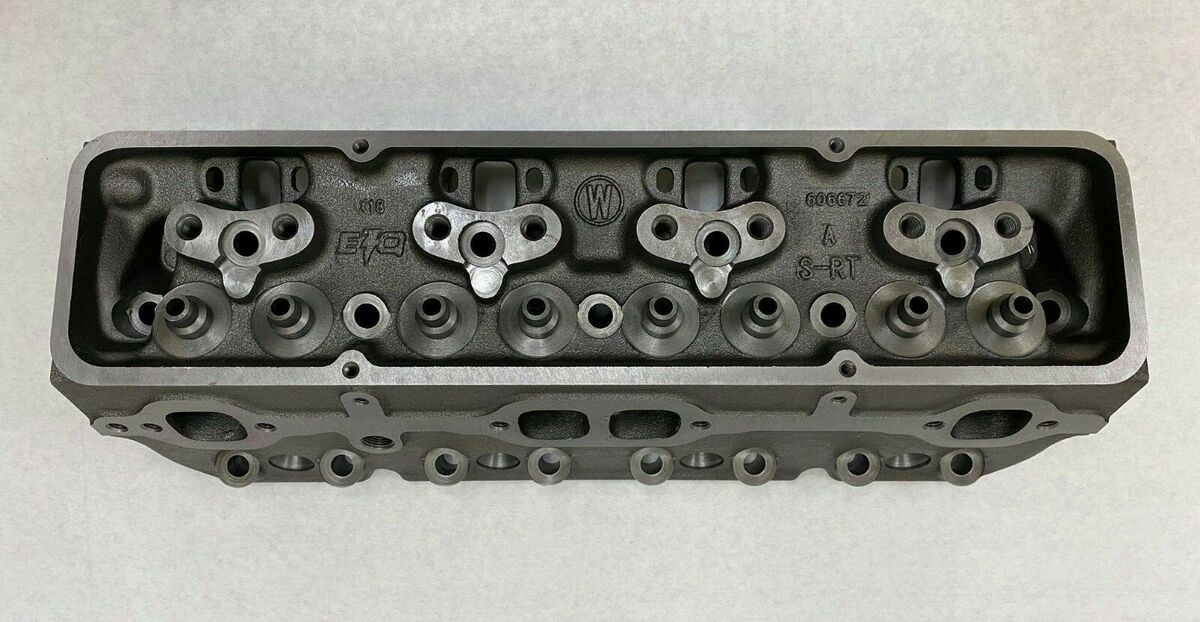 EQ CH350I CAST IRON PERFORMANCE SB CHEVY CYLINDER HEADS WITH PARTS Kit