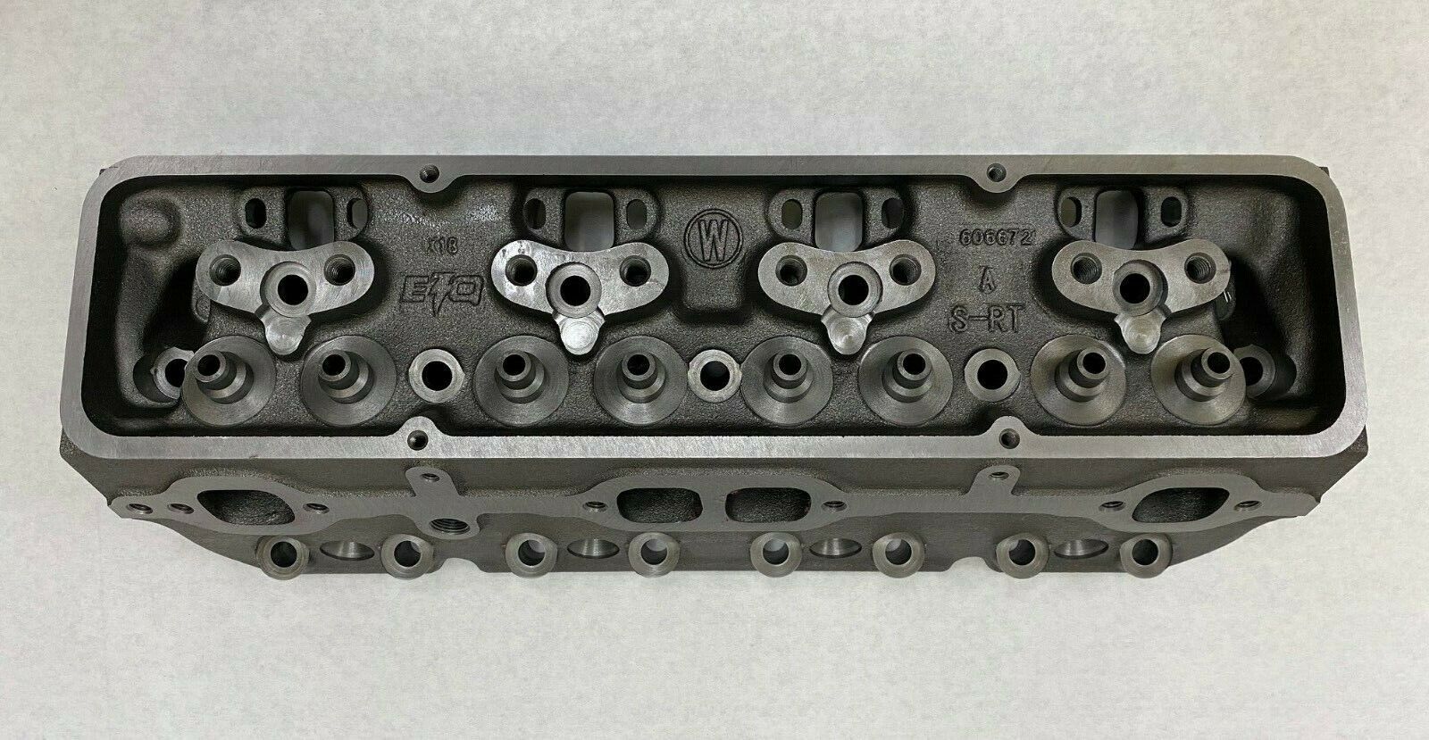 SB Chevy 350 EQ CH350I Cast Iron Performance Cylinder Heads IMCA USRA  Wissota