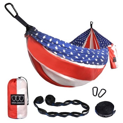 Double Person Hammock with Tree Straps for Outdoor Camping Hammock