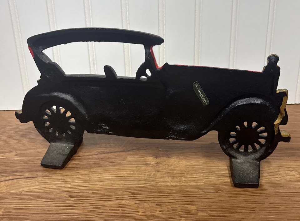 Винтажный старый Ford модель T автомобиля двери стопор вручную чугун фигурный твердый тяжелый - Изображение 4 из 4