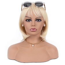 16.5 Realistic Female Mannequin Head with sho...