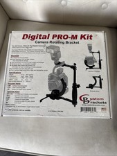 Custom Brackets Digital PRO-M Rotating Flash Bracket Kit For All Canon Nikon
