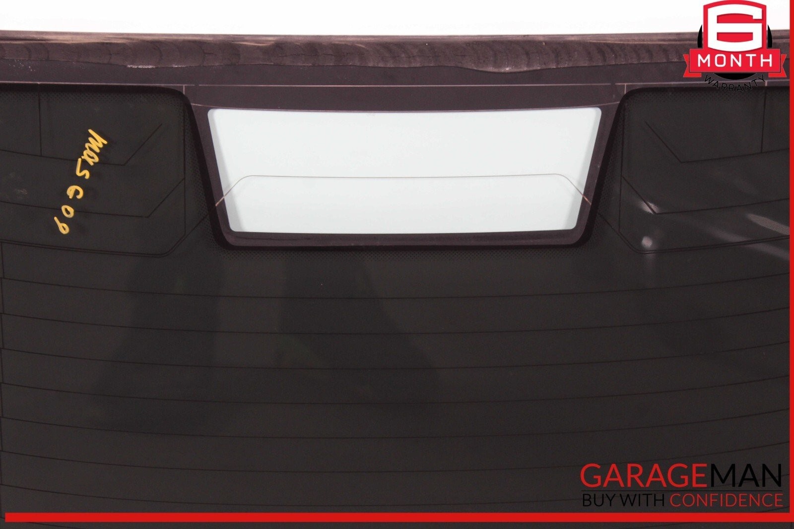 08-18 Maserati GranTurismo M145 Rear Windshield Wind Shield Back Glass Black OEM