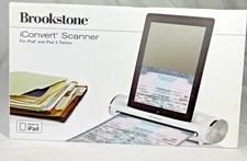 Brookstone iConvert Portable Document Scanner New In Box