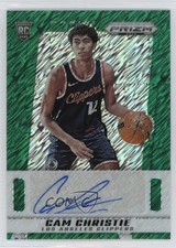2024 Panini Prizm Deca Signatures FOTL Green Shimmer 16/25 Cam Christie Auto 5i3