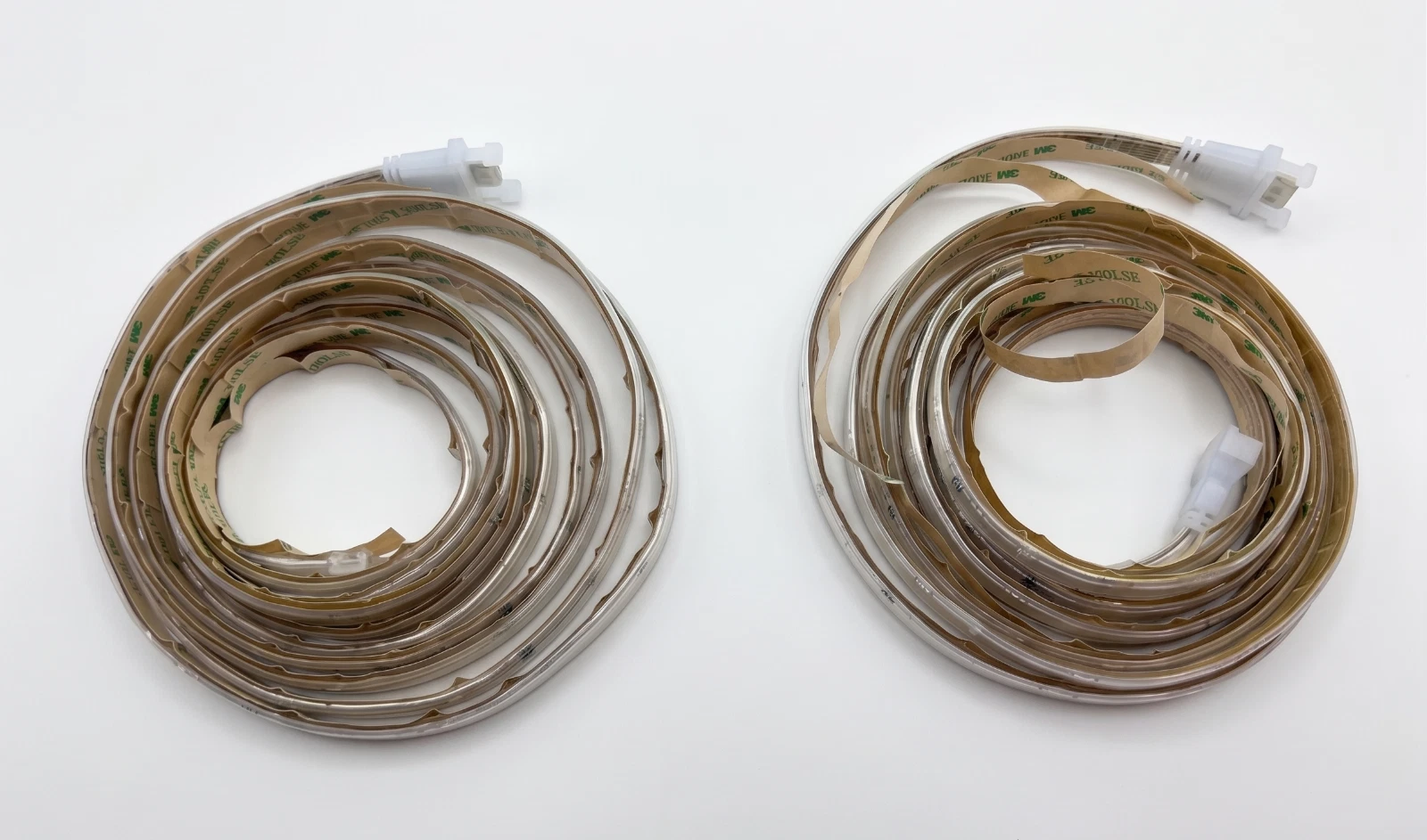 Lot of 2 Tunable White CCT COB LED Strip Light Dual Color Warm/Cool 5-Pin