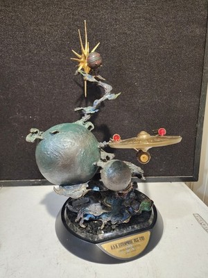 1999 RARE- 20  Star Trek USS Enterprise Franklin Mint Bronze Statue #1533/1701