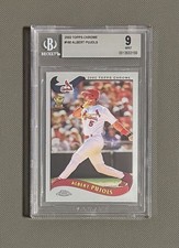 2002 Topps Chrome #160 Albert Pujols Rookie Cup BGS 9 MINT 2nd Year Cardinals