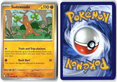 SUDOWOODO 043/086 Uncommon Chaos Rising Non Holo NM
