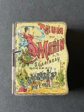 Boîte  allumettes en Tôle/boîte Pyrogène/Rhum/Bordeaux/spiritueux/tôle Litho