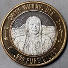 LIMITED NATIVE AMERICAN SERIES .999 PURE SILVER CHIEF OURAY UTE COIN TOKEN