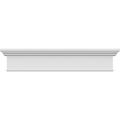 Ekena Millwork Endurathane Craftsman Crosshead Bottom Trim 28 Bottom Width X 32