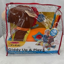 New Melissa  Doug K's Kids Giddy Up  Play Musical Plush Horse Activity Toy 9m 