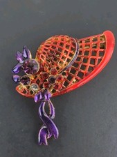 Red Hat Brooch , Easter, Kentucky Derby