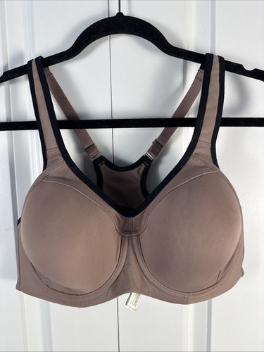 New Syrokan High Impact Sports Bra 38C Brick Underwire Racerback Lightly Lined 