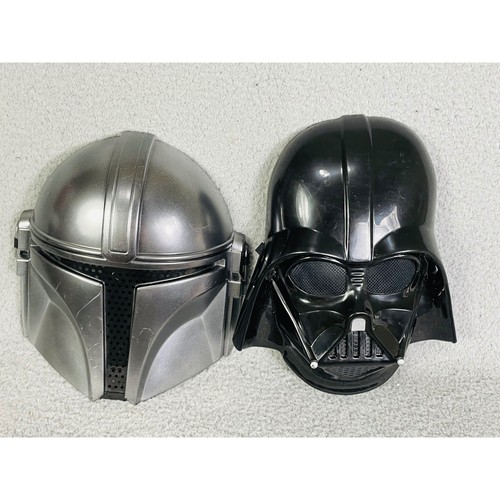 Star Wars Mandalorianer und Darth Vader Halbmasken Halloween Kostüm Erwachsene - Bild 4 von 9