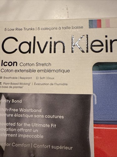Paquete de 5 baúl de tiro bajo Pride This Is Love de Calvin Klein para hombre talla grande nuevo-MULTI - Imagen 12 de 15