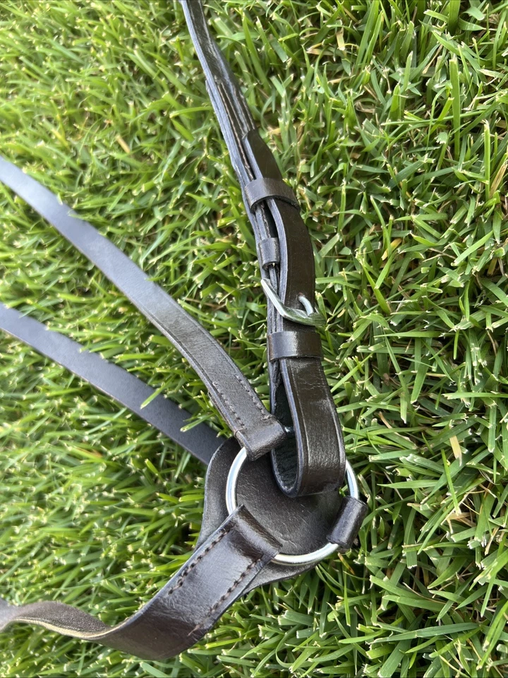 Silver Fox Raised Running Martingale/Breast Full Brown Leather 20-1520 - Image 2 of 4